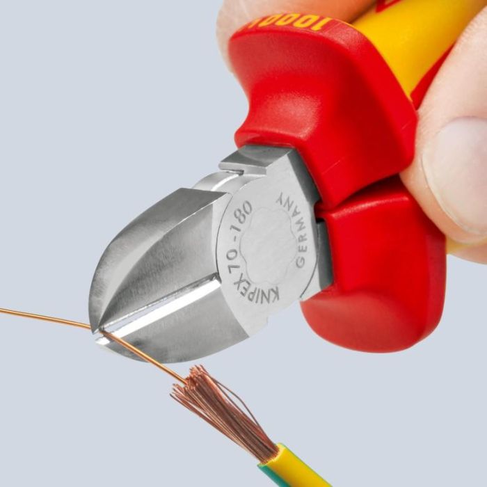KNIPEX Seitenschneider mit Befestigungsse 3 KNIPEX Seitenschneider mit Befestigungsse 3
