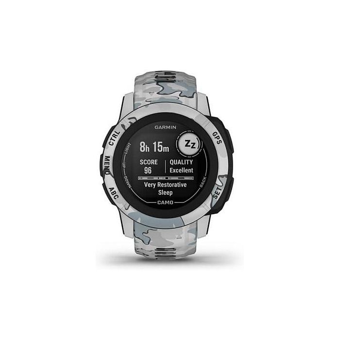 Garmin Instinct 2S Camo Edition Reloj inteligente GPS con monitor de frecuencia cardíaca y seguimiento de actividad, resistente al agua 10 ATM, 50 días de batería