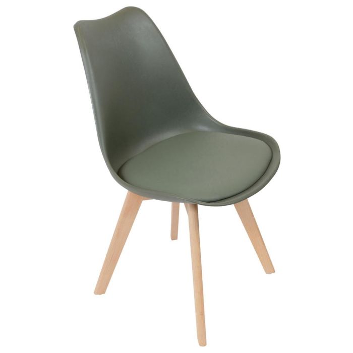 Home Deco Factory Silla Acolchada Essentiel COPENHAGUE, Diseño Escandinavo, Patas de Haya, Asiento Acolchado, 49x58 cm 0 Home Deco Factory Silla Acolchada Essentiel COPENHAGUE, Diseño Escandinavo, Patas de Haya, Asiento Acolchado, 49x58 cm 0