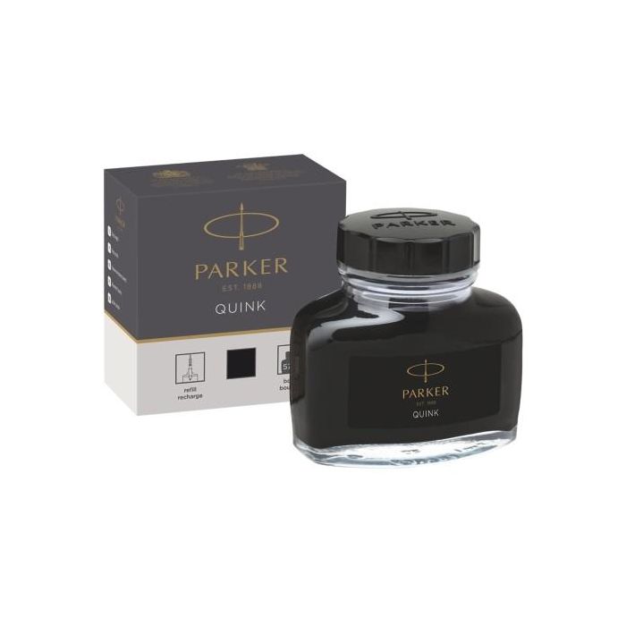 Parker Tinta Estilográfica Negra Bote 57 ml