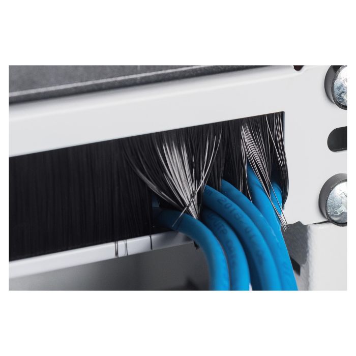 Digitus Regleta de Cepillos para Cables 1HE 24x423mm Gris 1