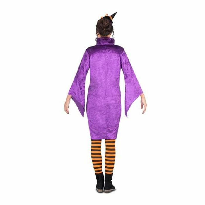 Disfraz bruja calabaza tocado, vestido con bolsillo y medias talla m 4