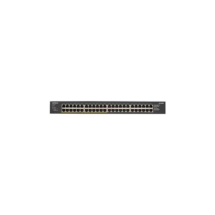 NETGEAR GS348PP-100EUS Switch 48x Gigabit Ethernet PoE No Administrado Montaje en Rack Full Duplex Stackable 1