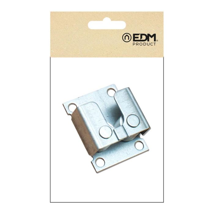 Edm Soporte rodillos pr13 Zincado Acero 50x40 mm 1 Edm Soporte rodillos pr13 Zincado Acero 50x40 mm 1
