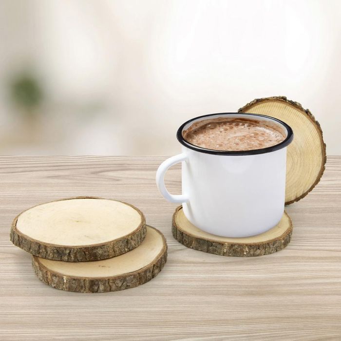 Home Deco Factory Juego De 4 Posavasos Colección Natural 1