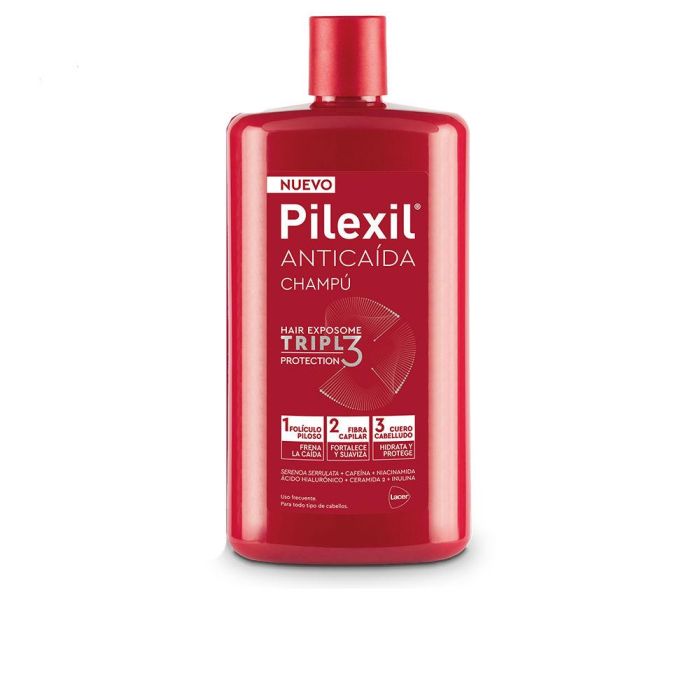 PILEXIL ANTICAÍDA Champú Triple Protección 450 ml - Refuerza y Protege el Cabello - Sin Colorantes PILEXIL ANTICAÍDA Champú Triple Protección 450 ml - Refuerza y Protege el Cabello - Sin Colorantes