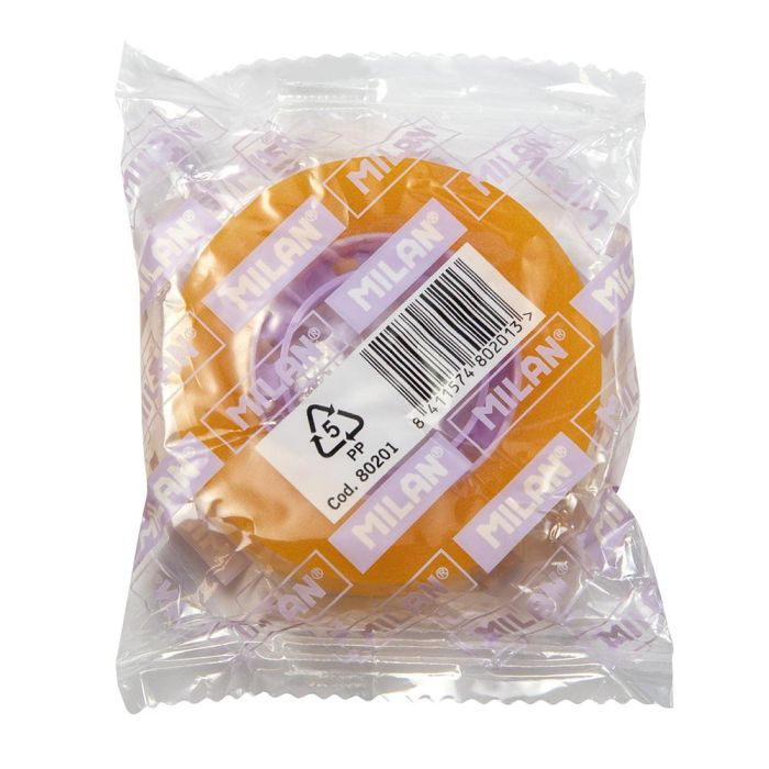Cinta adhesiva 12mm x 33m (amarillo transparente) milan 1 Cinta adhesiva 12mm x 33m (amarillo transparente) milan 1