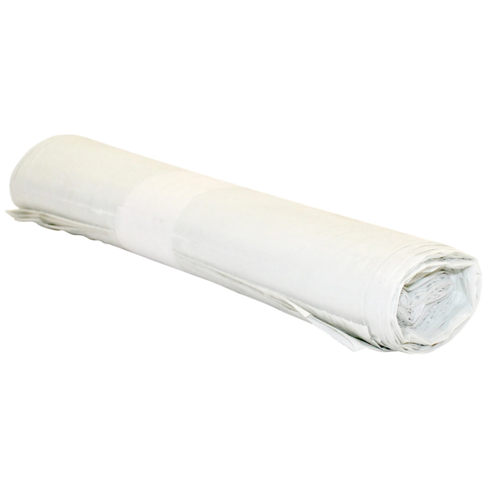 Bolsa basura industrial blanca 85x105cm galga 110 rollo de 10 unidades 1