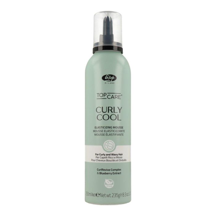 Lisap Top Care Curly Cool Mousse Elasticante para Rizos con Movimiento 250ml
