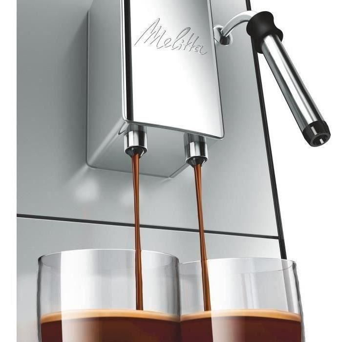 Melitta Caffeo Solo & Milk E 953-102 con molinillo integrado Plata 3 Melitta Caffeo Solo & Milk E 953-102 con molinillo integrado Plata 3