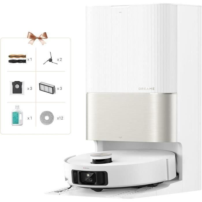 Dreame DRE1737985353007 Robot Aspirador X50 Ultra con 220 min de autonomía y 20.000 Pa de succión, con autolimpieza