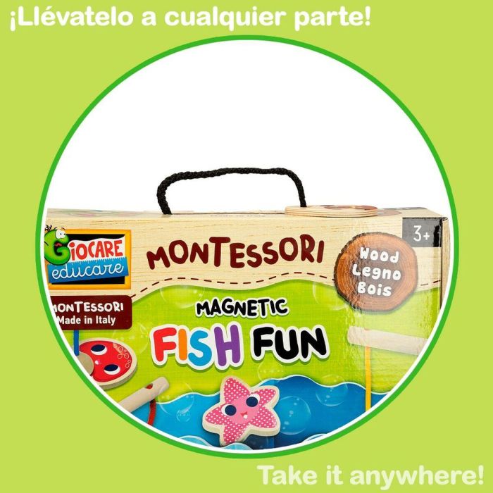 Juego de Mesa Lisciani Giochi Montessori Pesca (6 Unidades) 3