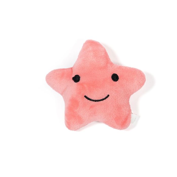 Gloria Peluche para Perros Estrella con Sonido y Squeaker para Cachorros y Razas Pequeñas Color Rosa Poliéster 1