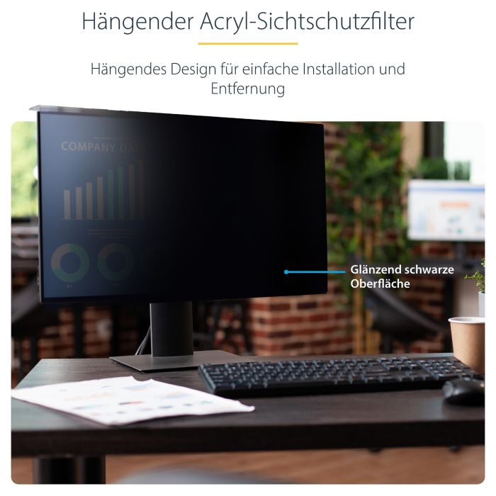 Cable HDMI Startech 2769A-PRIVACY-SCREEN Negro 15