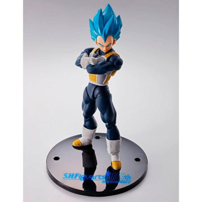 Figura SH Figuarts Vegeta Super Saiyan Blue 15Th Anniversary Dragon Ball Super 14cm 1 Figura SH Figuarts Vegeta Super Saiyan Blue 15Th Anniversary Dragon Ball Super 14cm 1