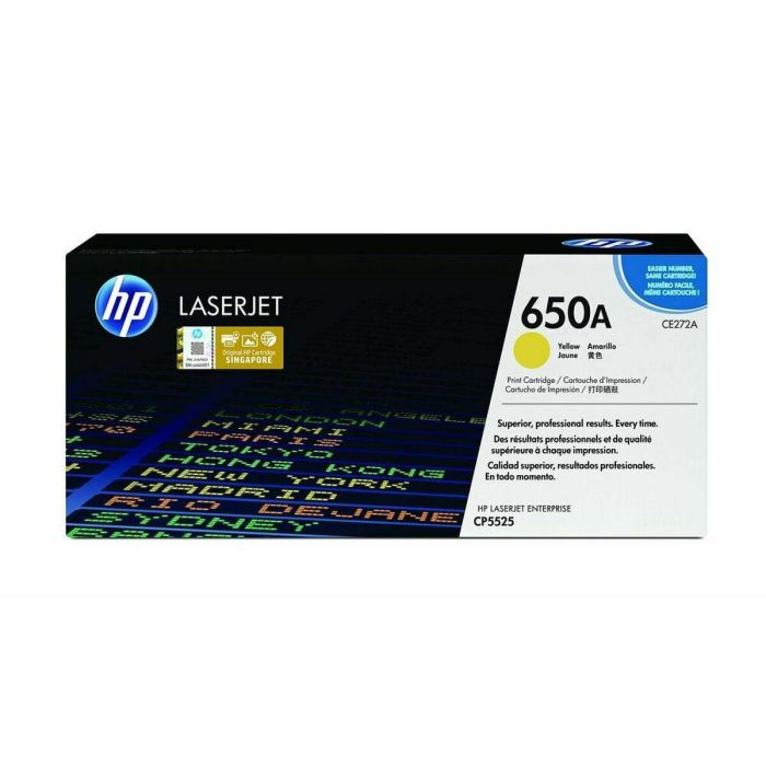 Tóner HP CE272A Amarillo 1 Tóner HP CE272A Amarillo 1