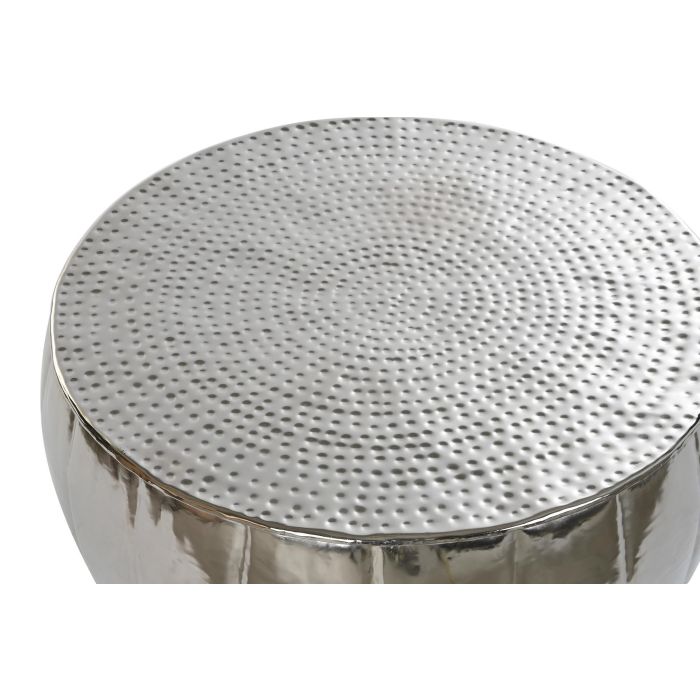 DKD Home Decor Mesa Centro Chic de Metal Plateado 83x83x33 cm Doble Cara 1 DKD Home Decor Mesa Centro Chic de Metal Plateado 83x83x33 cm Doble Cara 1