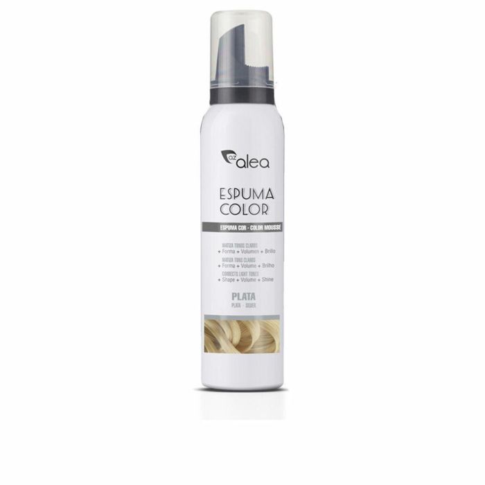 Azalea Espuma Color Tinte Semipermanente Plata 200 ml - Moldea, Tonaliza y Aporta Volumen y Brillo al Cabello