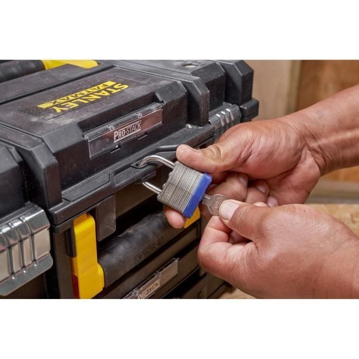 Kit de 2 cajas STANLEY FATMAX PRO-STACK - FMST1-71981 - 2 tiradores - 2 cajones - 21,5 L 2 Kit de 2 cajas STANLEY FATMAX PRO-STACK - FMST1-71981 - 2 tiradores - 2 cajones - 21,5 L 2