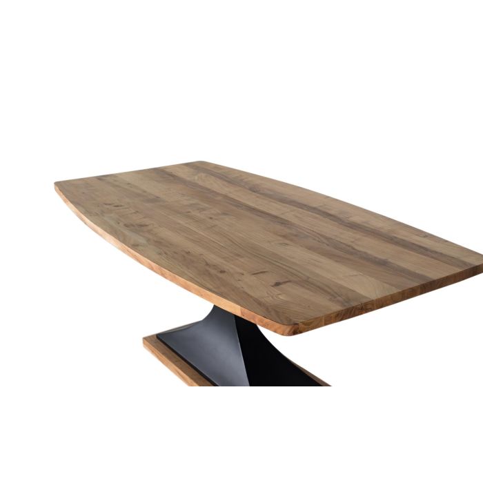 GINER Y COLOMER Mesa de Comedor Madera de Mango y Patas de Metal 200 cm 4
