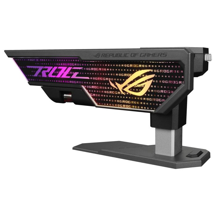 Asus Soporte Tarjeta Gráfica XH01/GRY/ARGB/VGA Holder Negro Gris para Cajas Asus