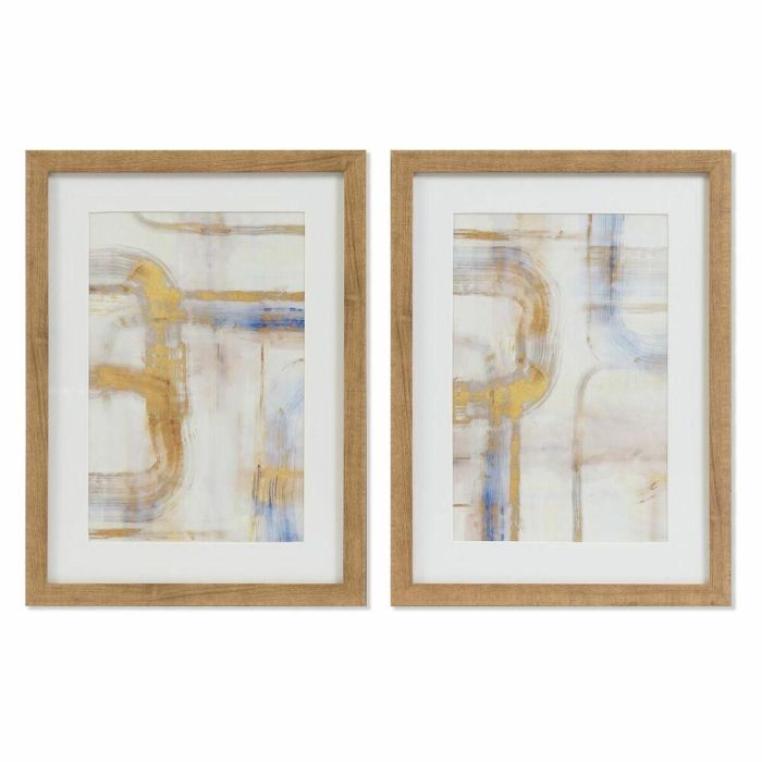 Cuadro Urban DKD Home Decor Multicolor 3 x 40 x 30 cm (2 Unidades) Cuadro Urban DKD Home Decor Multicolor 3 x 40 x 30 cm (2 Unidades)