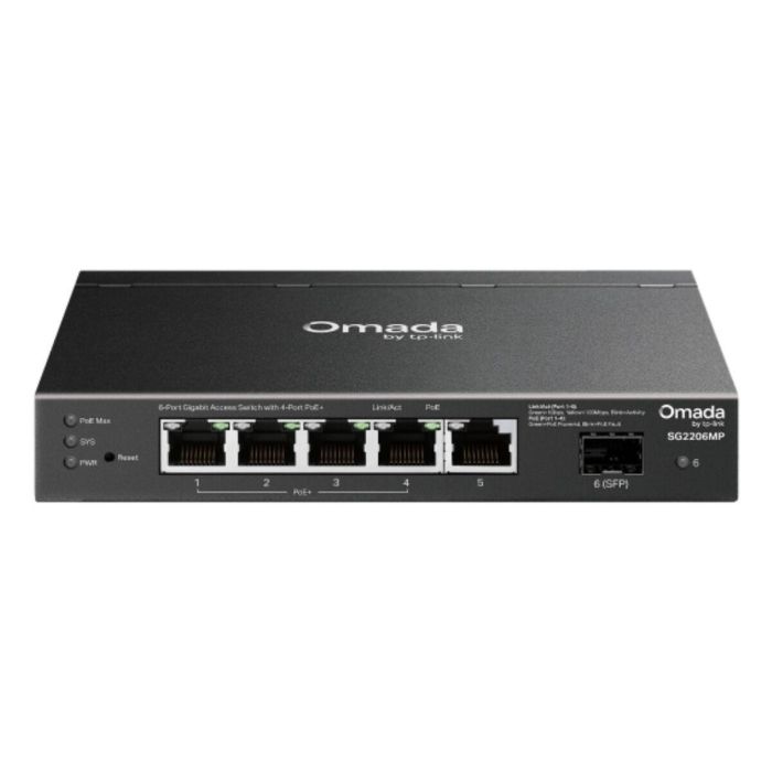 TP-Link Omada ES228GMP Switch Gestionado L2 Gigabit Ethernet 26 Puertos RJ-45 PoE+ Negro 5 TP-Link Omada ES228GMP Switch Gestionado L2 Gigabit Ethernet 26 Puertos RJ-45 PoE+ Negro 5