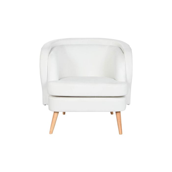 Butaca DKD Home Decor Blanco Natural Madera 91 x 80 x 78 cm 5 Butaca DKD Home Decor Blanco Natural Madera 91 x 80 x 78 cm 5