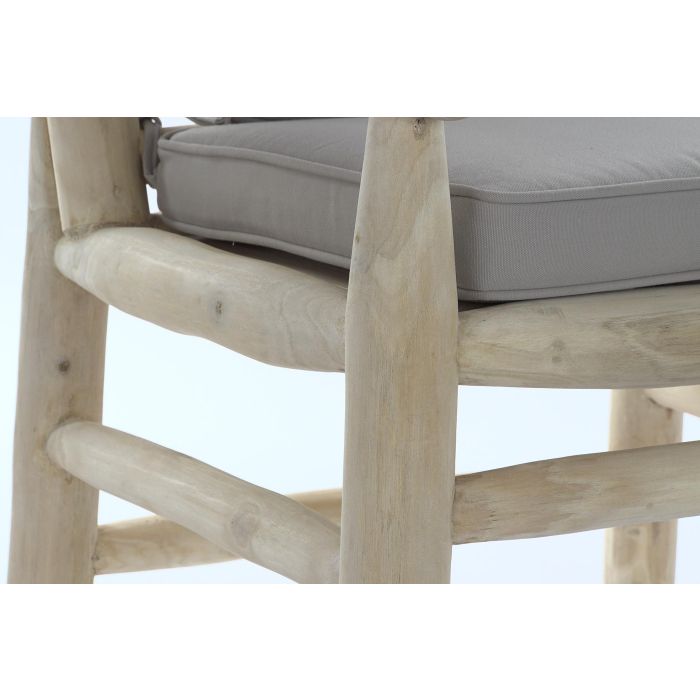 Sillon Balines DKD Home Decor Gris Claro Natural 80 x 92 x 65 cm 3 Sillon Balines DKD Home Decor Gris Claro Natural 80 x 92 x 65 cm 3