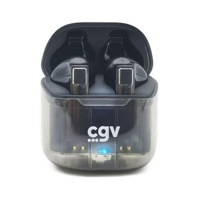 Auriculares inalámbricos Bluetooth - CGV - URBAN GHOST (Negro) - Batería de 30h - Control táctil - TWS 1 Auriculares inalámbricos Bluetooth - CGV - URBAN GHOST (Negro) - Batería de 30h - Control táctil - TWS 1