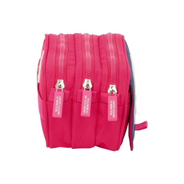 Bolso Escolar Portatodo Safta Triple Big Benetton Cherry 100x215x80 mm 2 Bolso Escolar Portatodo Safta Triple Big Benetton Cherry 100x215x80 mm 2
