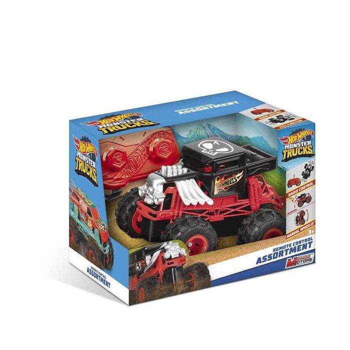 Hot Wheels Coche Radio Control Mini Monster Truck Escala 1:28 14,5x9,2x9 cm Juguete Niños 3+ Años Modelos Surtidos 2
