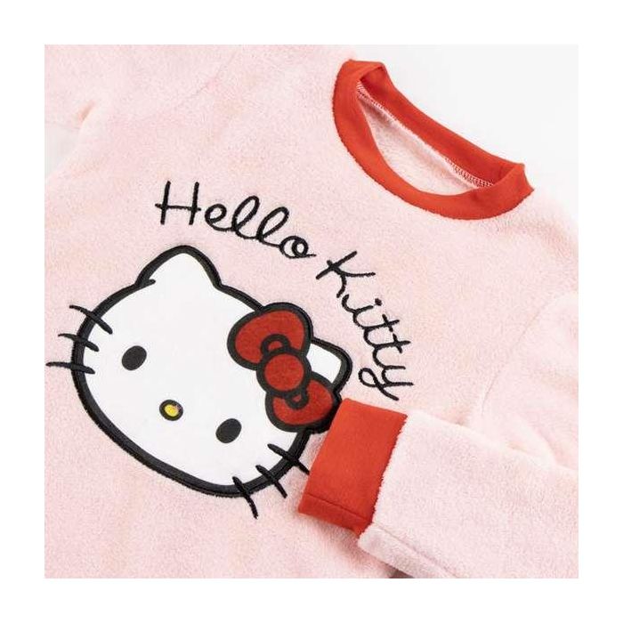 Cerdá Hello Kitty Pijama Largo Velour con Aplicaciones para Niña, 6 Años, Light Pink 2 Cerdá Hello Kitty Pijama Largo Velour con Aplicaciones para Niña, 6 Años, Light Pink 2