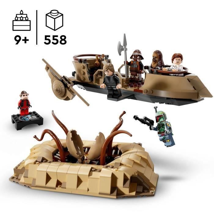 LEGO Star Wars 75396 El esquife del desierto y el pozo de Sarlacc - Set de coleccionista 1 LEGO Star Wars 75396 El esquife del desierto y el pozo de Sarlacc - Set de coleccionista 1