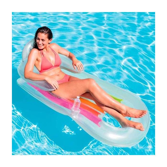 Intex Colchoneta Sillón con Posa Vasos 160x85 cm - Modelos Surtidos 1