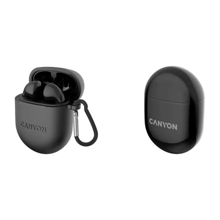 Canyon TWS-6 Auriculares True Wireless In-Ear-Buds Bluetooth 5.3 Negro Llamadas/Música/Deporte Uso Diario 21h 4