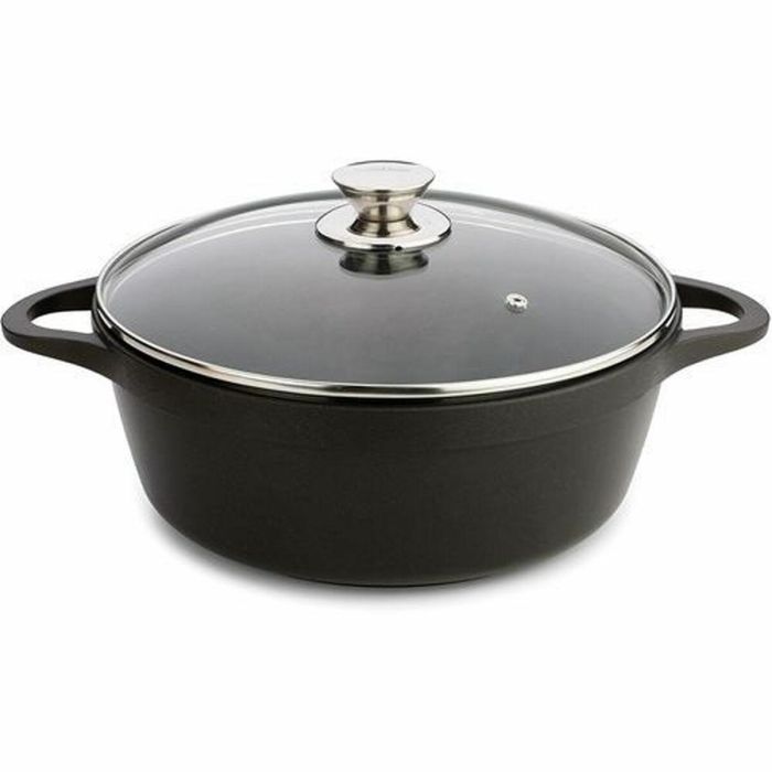 Cacerola Con Tapa Valira 4141/25 Negro Ø 24 cm Cacerola Con Tapa Valira 4141/25 Negro Ø 24 cm