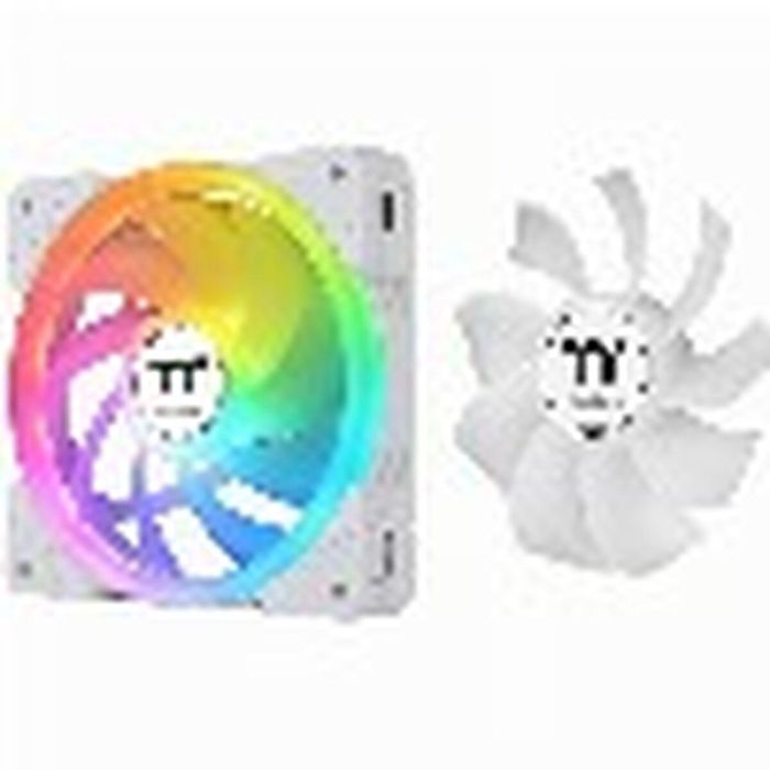 Thermaltake THE1696926276682 SWAFAN EX12 ARGB Sync - Ventilador de 120 mm para Carcasa PC (Blanco) 3 Thermaltake THE1696926276682 SWAFAN EX12 ARGB Sync - Ventilador de 120 mm para Carcasa PC (Blanco) 3