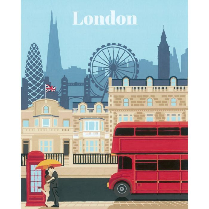 Ravensburger RAV4005556235254 CreArt Londres 24x30cm - Kit de Pintura por Números para Adultos y Niños 3 Ravensburger RAV4005556235254 CreArt Londres 24x30cm - Kit de Pintura por Números para Adultos y Niños 3