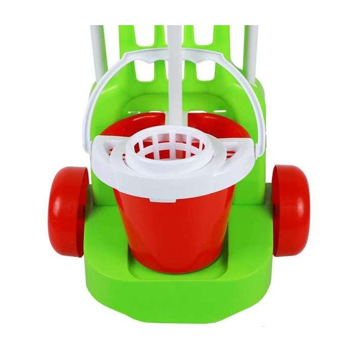Carro limpieza grande con escoba,fregona, cubo y recogedor. - modelos surtidos 3