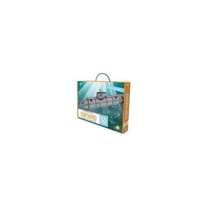 Puzle 3D Y Libro Sassi Manolito Books Construye El Submarino 3D (+6 Años)