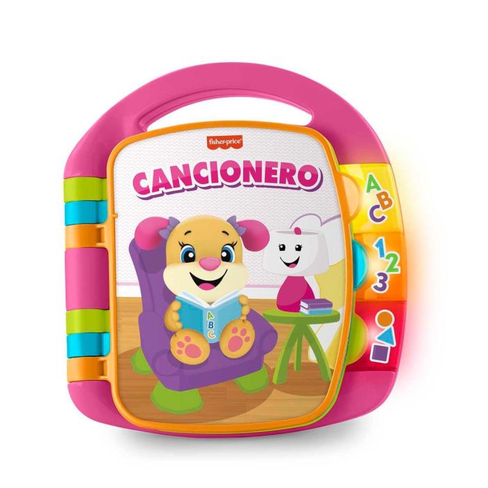 Fisher-Price Dlf23 Libro Interactivo de Aprendizaje para Bebés +6 meses, con Canciones, Letras, Números, Colores, Español - Color Rosa 1 Fisher-Price Dlf23 Libro Interactivo de Aprendizaje para Bebés +6 meses, con Canciones, Letras, Números, Colores, Español - Color Rosa 1