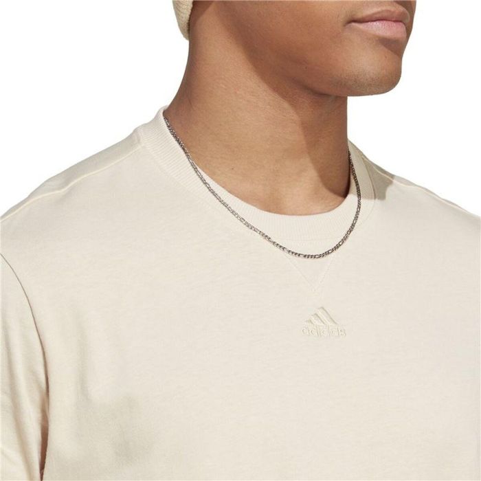 Camiseta de Manga Corta Hombre Adidas All Szn Beige M 2