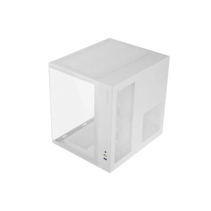 Mars Gaming MCVONEW Caja PC ATX Cube Blanca Doble Cristal Templado Gamming 2