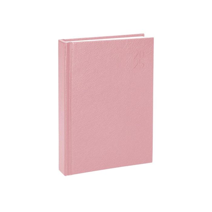 Agenda Encuadernada Liderpapel Corfu A5 2025 Dia Pagina Color Rosa Nude Papel 60 gr 4