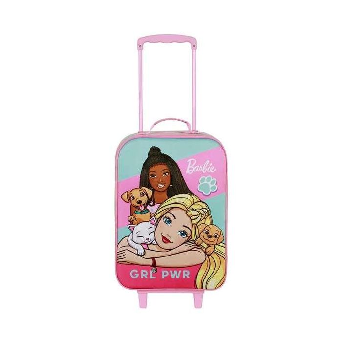 Karactermania Maleta trolley soft 3D Barbie Pets 33 x17 x52 cm Edad: 3+ años 2