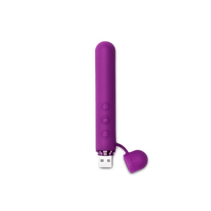 Mini Vibrador Le Wand Baton Morado 6 Mini Vibrador Le Wand Baton Morado 6