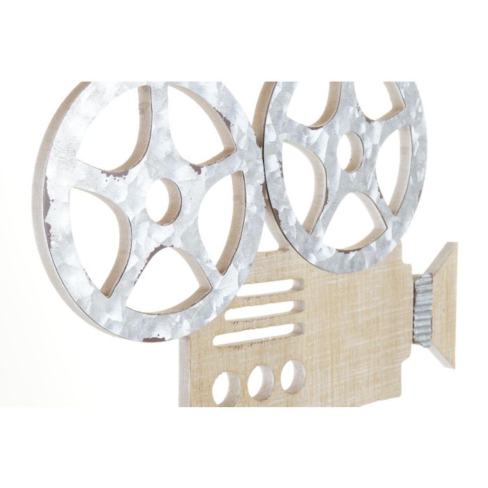 DKD Home Decor Decoración Pared Vintage Tema Cine Gris Negro MDF 70x32x2 cm (2 Unidades) 1 DKD Home Decor Decoración Pared Vintage Tema Cine Gris Negro MDF 70x32x2 cm (2 Unidades) 1