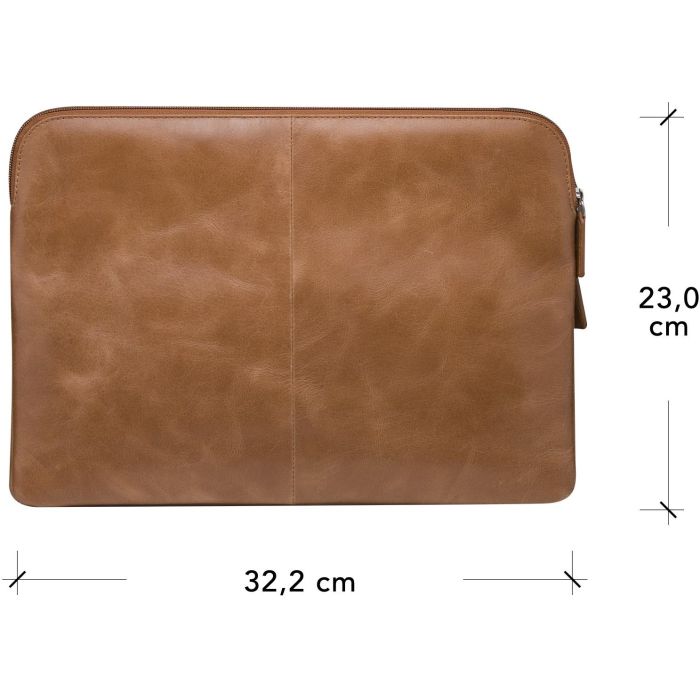 dbramante1928 SKAGEN PRO+ MB PRO20/AIR20 Funda para MacBook Pro/Air 13 Pulgadas, Cuero de Grano Entero, Color Bronceado 5