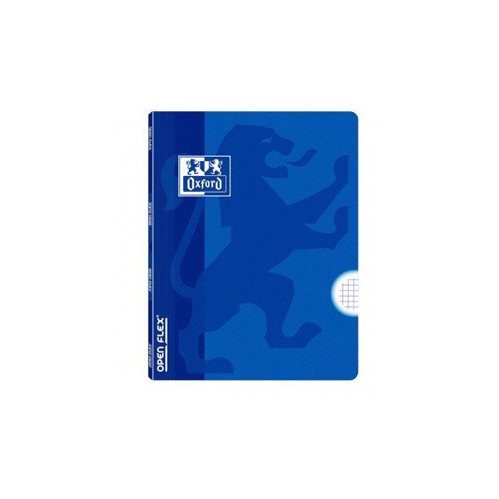 Libreta Grapada Oxford School Openflex A4 48H Cuadric.4X4 Azul 10 unidades